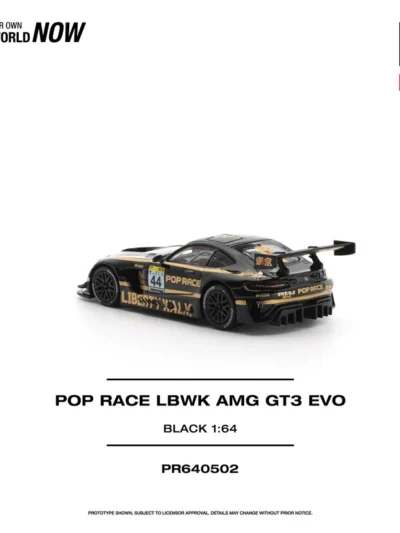 PR640502 POPRACE 164 LBWK AMG GT3 EVO - BLACK