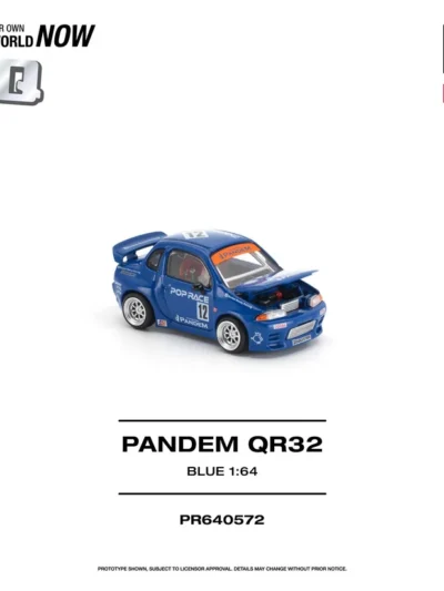 PR640572 POPRACE 1:64 PANDEM QR32 BLUE (NEW TOOLING)