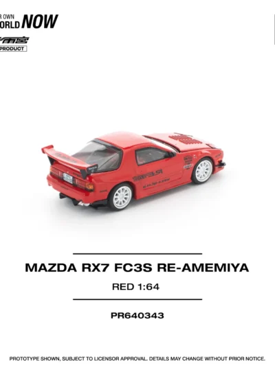 PR640343 POPRACE 164 MAZDA RX-7 FC3S RE-AMEMIYA RED