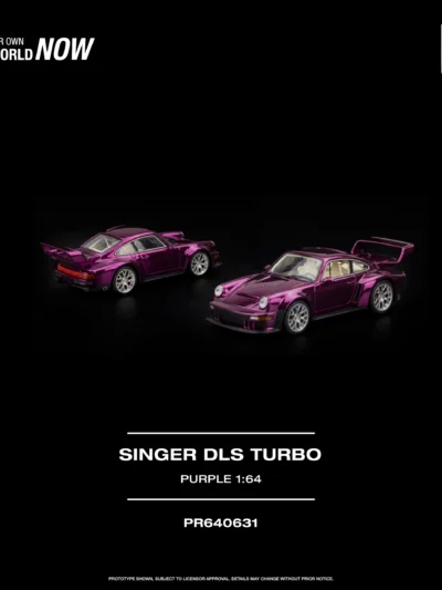 PR640631 POPRACE 1:64 SINGER DLS TURBO PURPLE