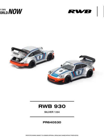 PR640530 POPRACE 1:64 RWB 930 SILVER