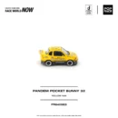 PR640583 POPRACE 1:64 PANDEM POCKET BUNNY NISSAN SKYLINE GT-R (R32) YELLOW